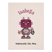 Robomeisje Perfect Poster (Voorkant)