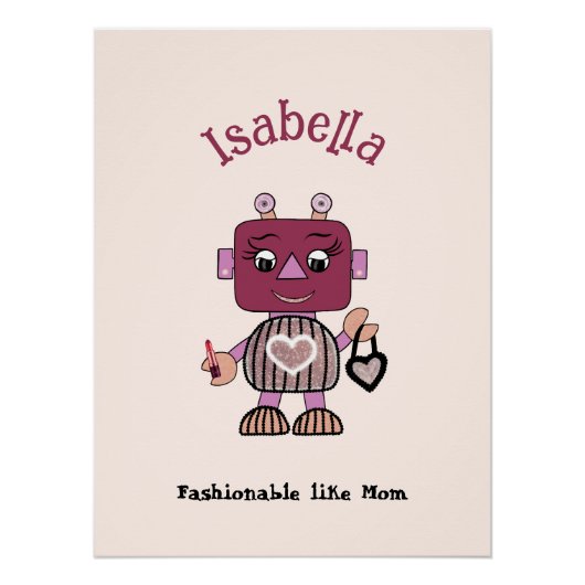 Robomeisje Perfect Poster (Voorkant)