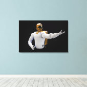 Robonaut 2, een handige, humanoïde astronaut hel 2 canvas afdruk (Insitu (Houten vloer))