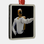 Robonaut 2, een handige, humanoïde astronaut hel 2 metalen ornament (Rechts)