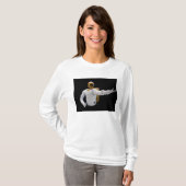 Robonaut 2, een handige, humanoïde astronaut hel 2 t-shirt (Voorkant volledig)