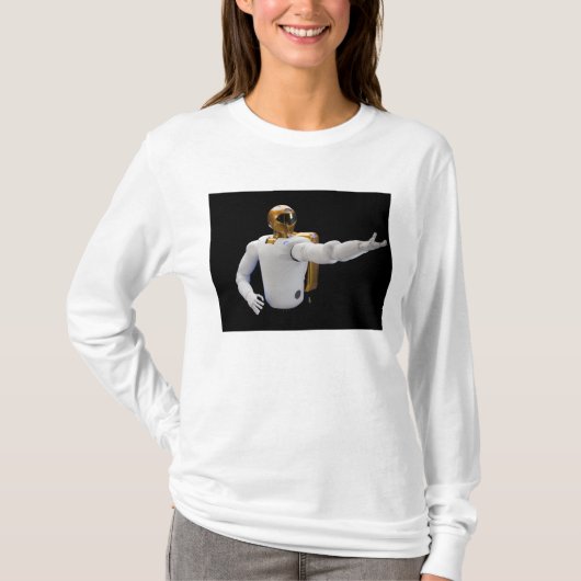 Robonaut 2, een handige, humanoïde astronaut hel 2 t-shirt (Voorkant)