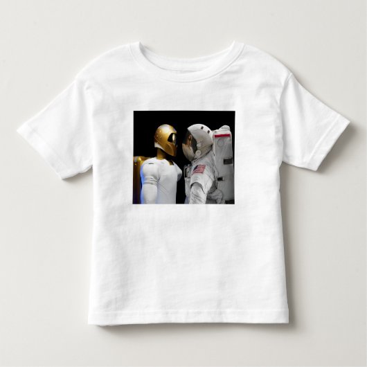 Robonaut 2, een handige, humanoïde astronaut hel 3 kinder shirts (Voorkant)