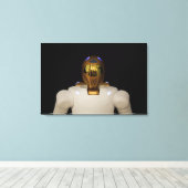 Robonaut 2, een handige, humanoïde astronaut hel 4 canvas afdruk (Insitu (Houten vloer))