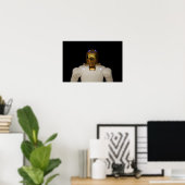 Robonaut 2, een handige, humanoïde astronaut hel 4 poster (Thuiskantoor)