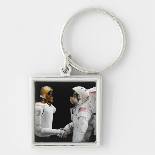Robonaut 2, een handige, humanoïde astronaut hel 4 sleutelhanger (Voorkant)