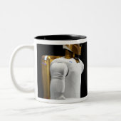 Robonaut 2, een handige, humanoïde astronaut hel 4 tweekleurige koffiemok (Links)
