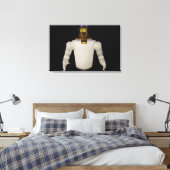 Robonaut 2, een handige, humanoïde astronaut hel 5 canvas afdruk (Insitu (Slaapkamer))