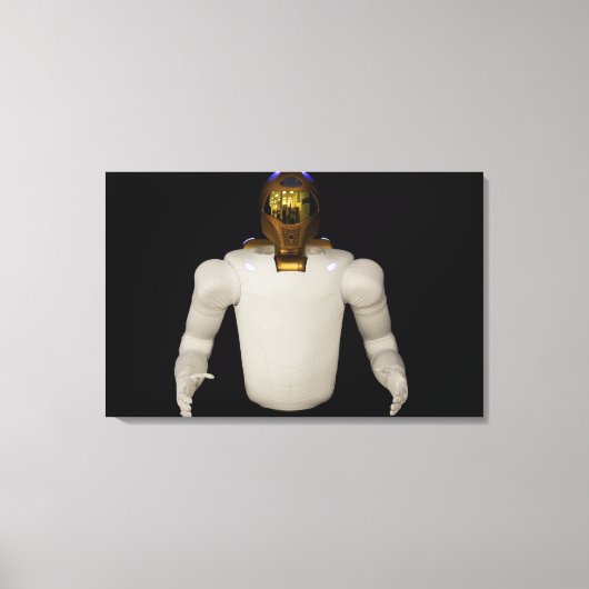 Robonaut 2, een handige, humanoïde astronaut hel 5 canvas afdruk (Voorkant)