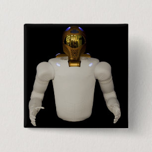 Robonaut 2, een handige, humanoïde astronaut hel 5 vierkante button 5,1 cm