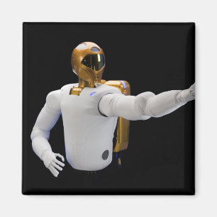 Robonaut 2, een handige, humanoïde astronaut hel  magneet
