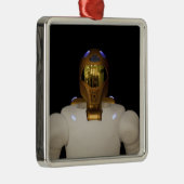 Robonaut 2, een handige, humanoïde astronaut hel metalen ornament (Rechts)