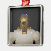 Robonaut 2, een handige, humanoïde astronaut hel metalen ornament (Links)