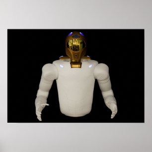 Robonaut 2, een handige, humanoïde astronaut hel  poster