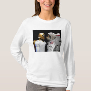 Robonaut 2, een handige, humanoïde astronaut hel  t-shirt