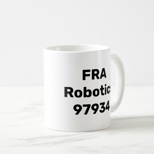 RoboPanthers koffiekopje Koffiemok (Voorkant rechts)