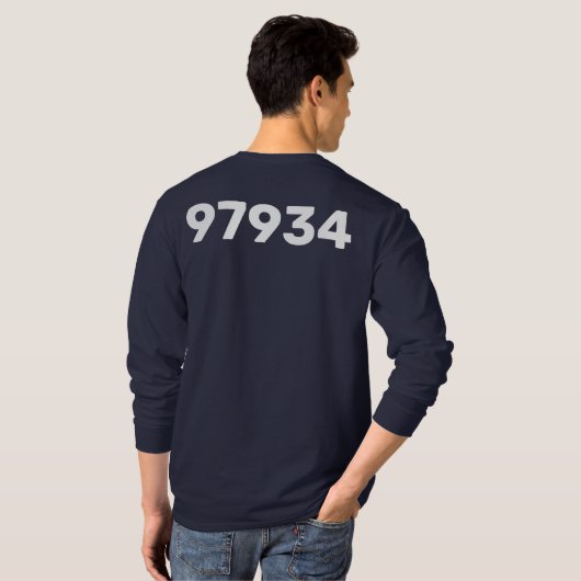 RoboPanthers T-shirt met lange mouwen (Achterkant volledig)