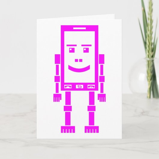 RoboPhone - Magenta Kaart (Voorkant)