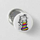 roboregenboog ronde button 3,2 cm (Voorkant /achterkant)