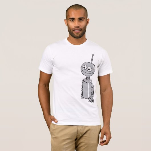 Robosmile II T-shirt (Voorkant volledig)