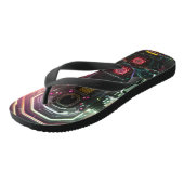Robot 1 brede teenslippers (Schuin)