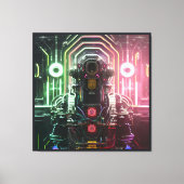 Robot 1 canvas print (Voorkant)