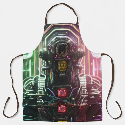 Robot 1 chef-schort schort (Voorkant)