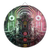Robot 1 dartboard dartbord (Voorkant)