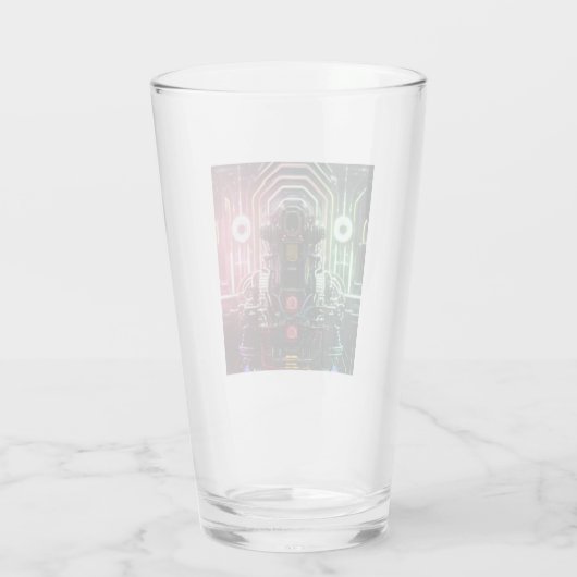 Robot 1 glazen tumbler (Achterkant)