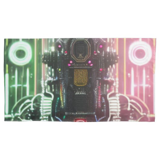 Robot 1 grijze kussensloop (Voorkant)