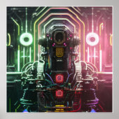 Robot 1 matte poster (Voorkant)