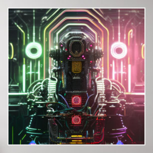 Robot 1 matte poster