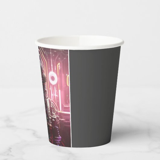 Robot 1 papieren bekers (Links)