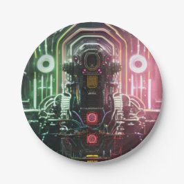 Robot 1 papieren borden papieren bordje