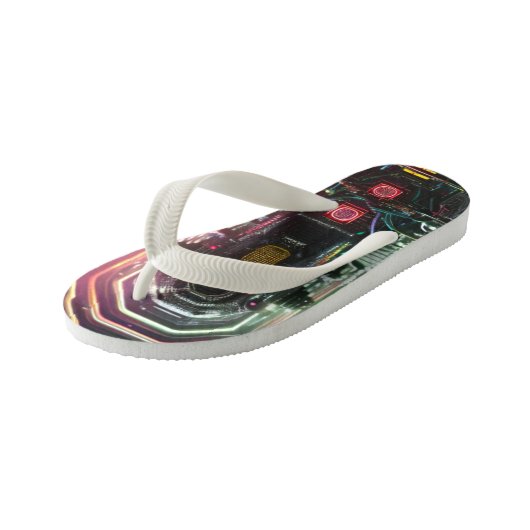 Robot 1 peuter teenslippers (Schuin)