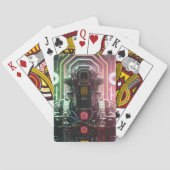 Robot 1 Poker speelkaarten (Achterkant)