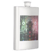 Robot 1 roestvrij stalen kolf flacon (Rechts)