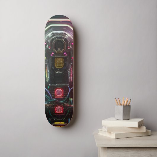 Robot 1-skateboard persoonlijk skateboard (Muurkunst)