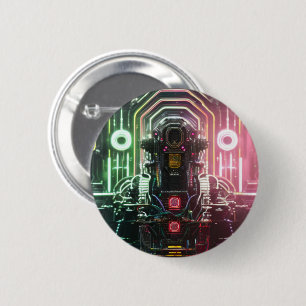 Robot 1-toets ronde button 5,7 cm