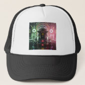 Robot 1 trucker hoed trucker pet (Voorkant)