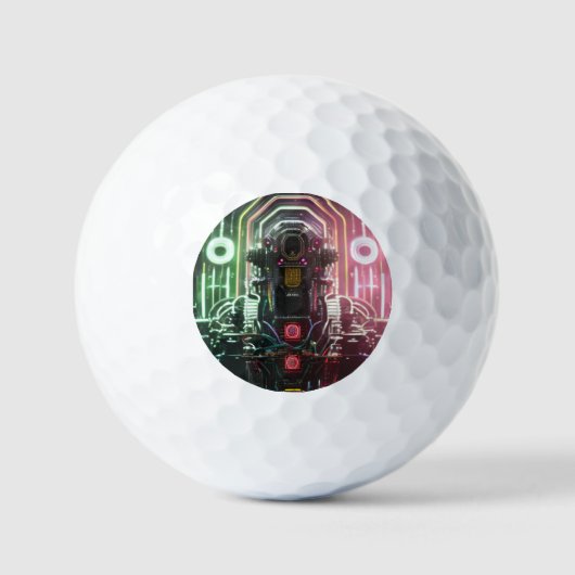 Robot 1 waarde golfballen 3 pk (Voorkant)