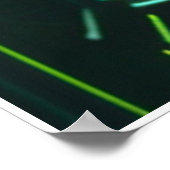 Robot 1 waarde matte poster (Hoek)
