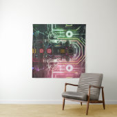 Robot 1 wandtapijt wandkleed (In Situ (horizontaal))