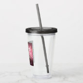 Robot 1 zwarte rook acryl tumbler acryl drinkbeker (Links)