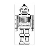 Robot 200423(01) rubberstempel (Afrduk)