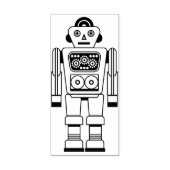 Robot 200423(02) rubberstempel (Afrduk)