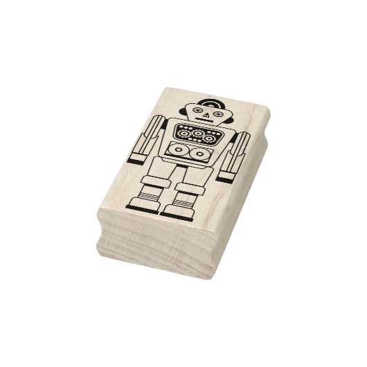 Robot 200423(02) rubberstempel (Stempel)