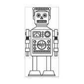 Robot 200423(03) rubberstempel (Afrduk)