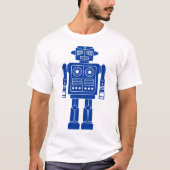 Robot 270620/010 - Navy Blue en White T-Shirt (Voorkant)