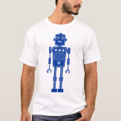 Robot 270620/011 - Navy Blue en White T-shirt (Voorkant)